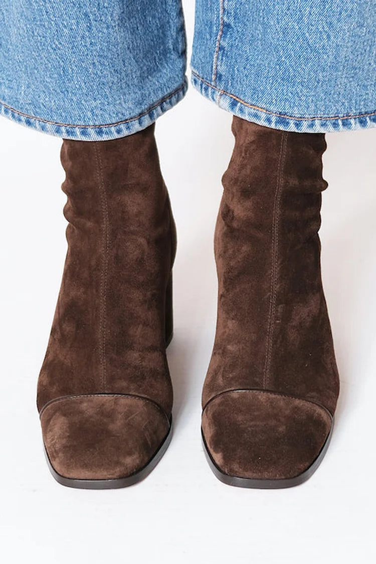 Margaux | Botins de Camurça Elegantes