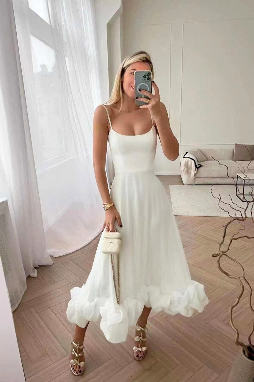 Cecília | Vestido Comprido Fluido Elegante