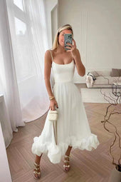 Cecília | Vestido Comprido Fluido Elegante