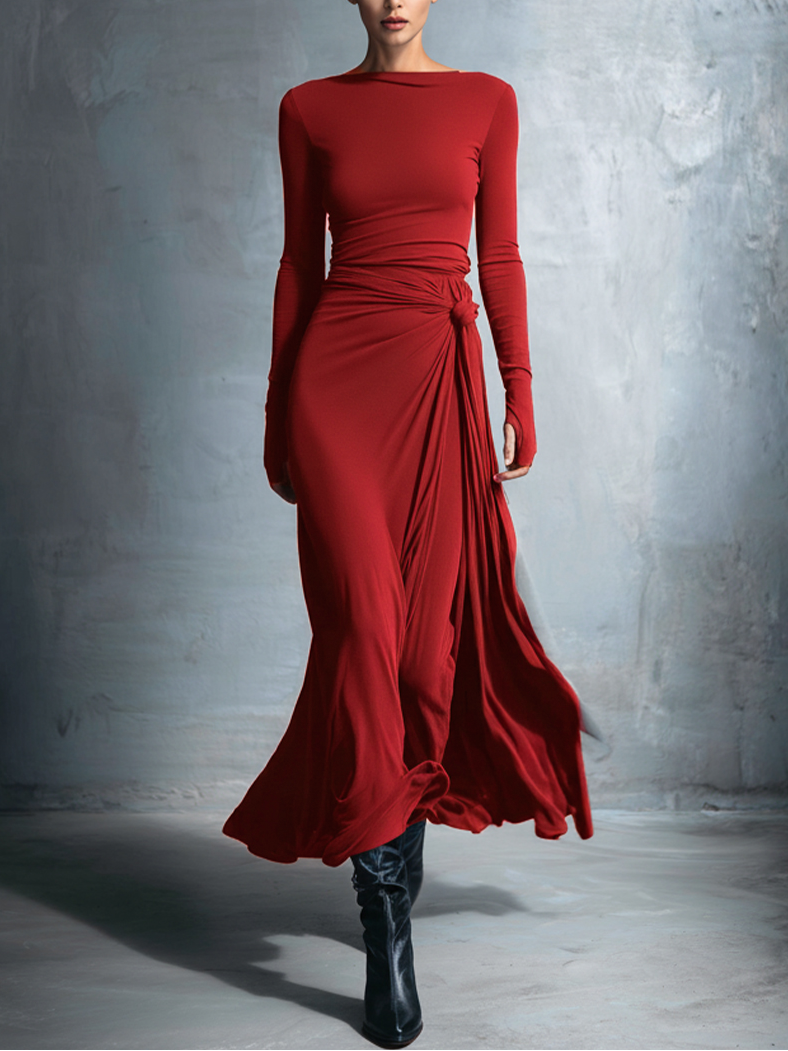 Mariana | Vestido Maxi com Laço Lateral