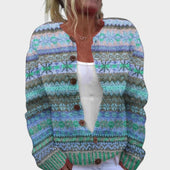 Isabel - Cardigan Floral de Outono