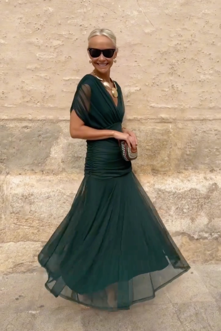 Luísa - Vestido Decote em V