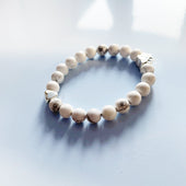 Marília | Pulseira Pedra Natural Patinha e Coração