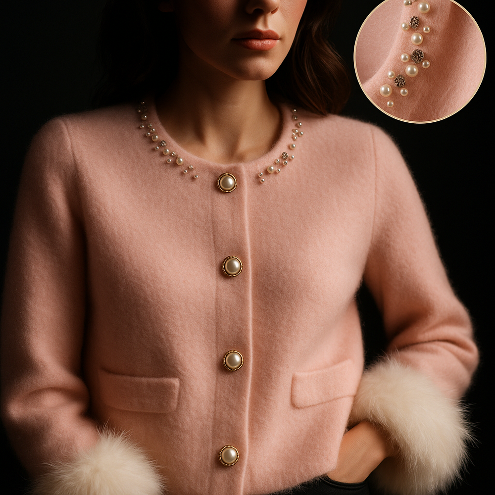 Cardigan Angelina em Caxemira
