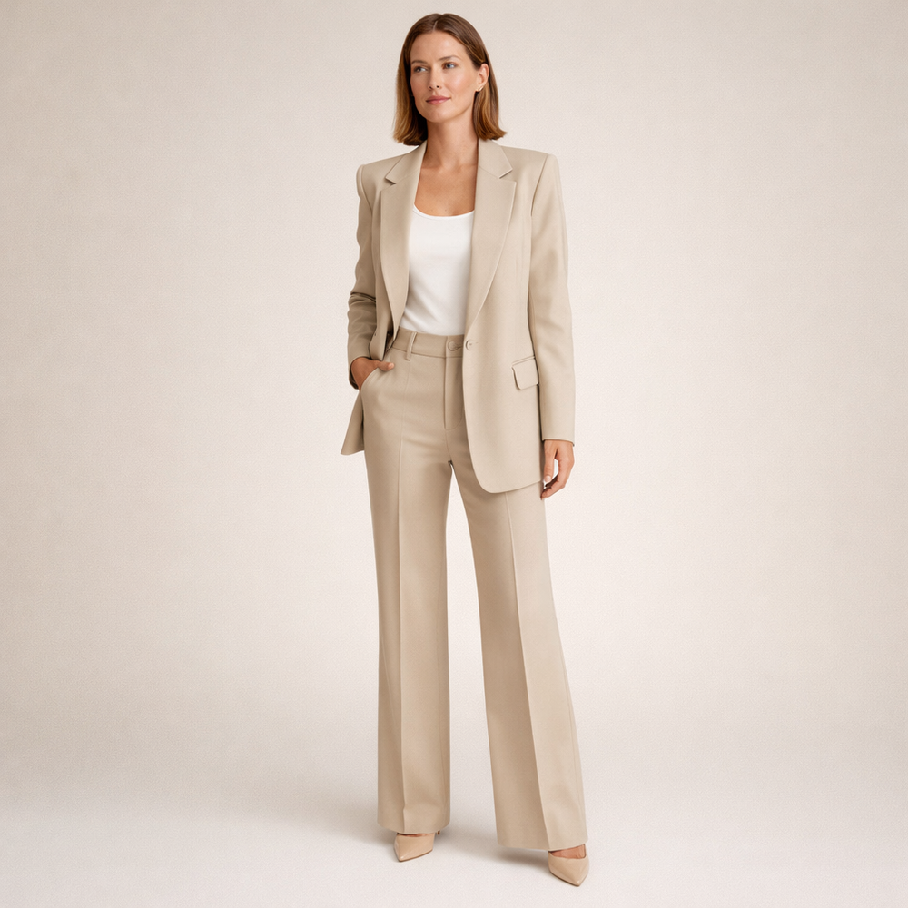 Vanessa - Conjunto elegante com calças largas