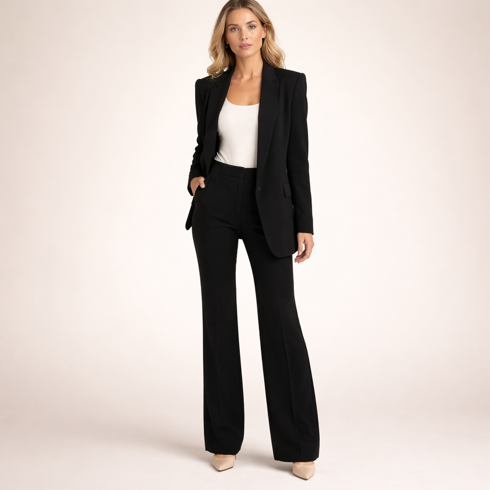 Vanessa - Conjunto elegante com calças largas