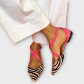 Bailarinas com Padrão Zebra