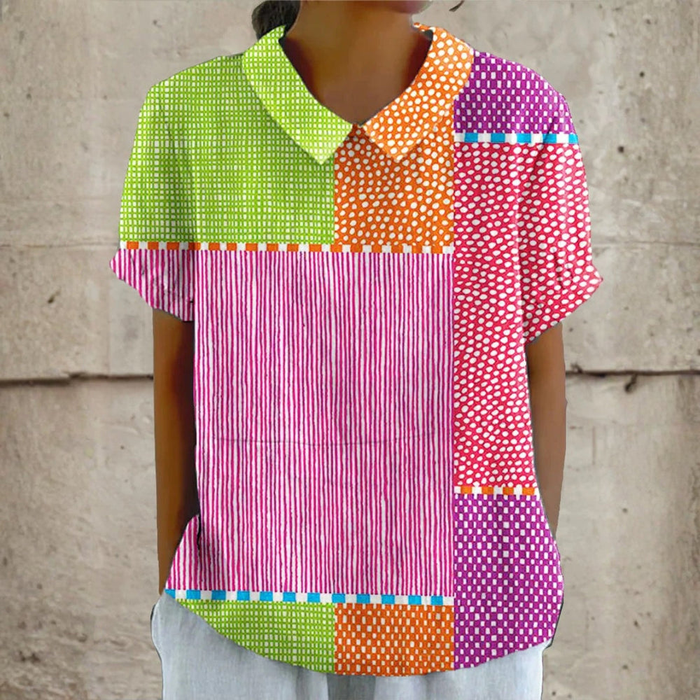 Zara - Camisa Colorida em Patchwork