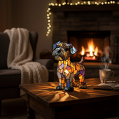 Orgulho Terrier | Figura Luminosa Decorativa