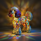 Chama de Cristal | Figura Luminosa Decorativa