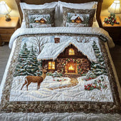 Conjunto de Cama 3 Peças Cabana Acolhedora