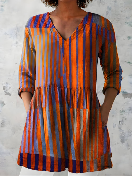 AMAIA | Dolga bluza z V-izrezom