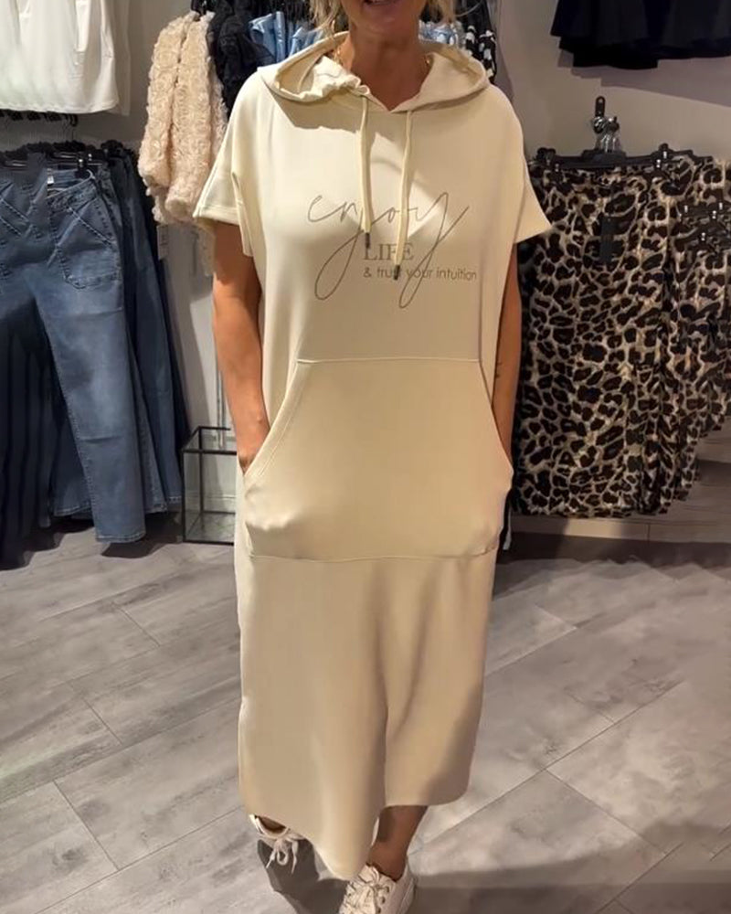 Saskia™ - Vestido Casual com Capuz