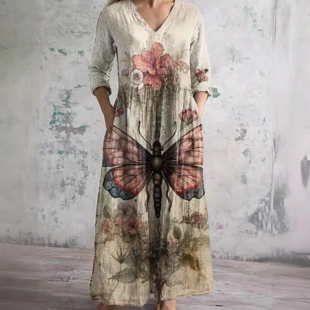 Eva - Vestido Floral de Verão