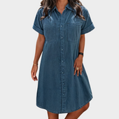 Vestido de jeans suave de verão