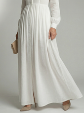 Amélia | Vestido Comprido Elegante com Nervuras