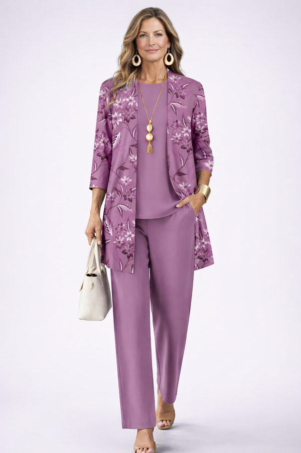 Paulina | Conjunto Elegante de Três Peças