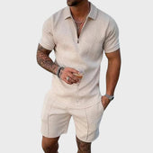 André - Conjunto de Camisa Polo e Calções