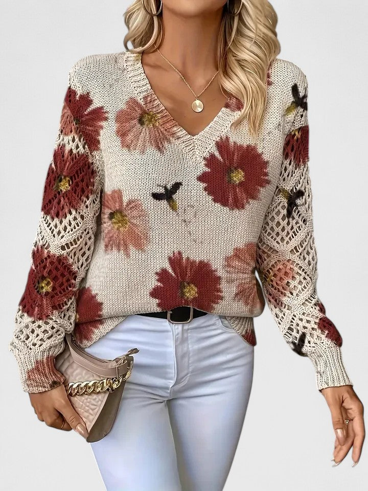 Aurélie | Blusa de Manga Comprida Floral