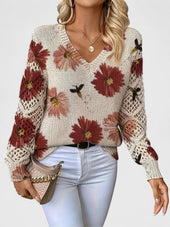 Aurélie | Blusa de Manga Comprida Floral
