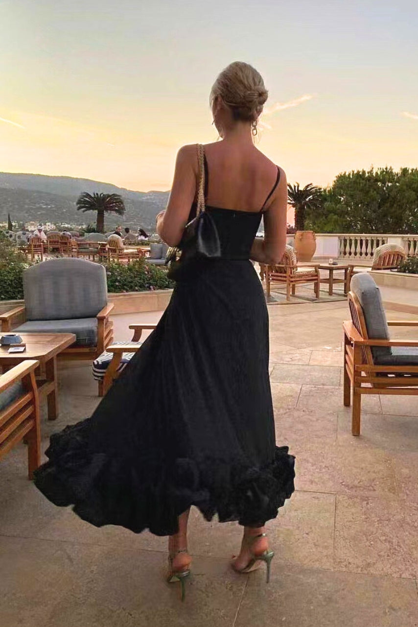Cecília | Vestido Comprido Fluido Elegante