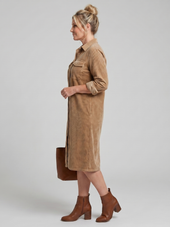 Dora | Vestido Midi com Botões e Bolsos