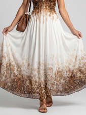 Sofia | Vestido Comprido Fluido com Decote Halter