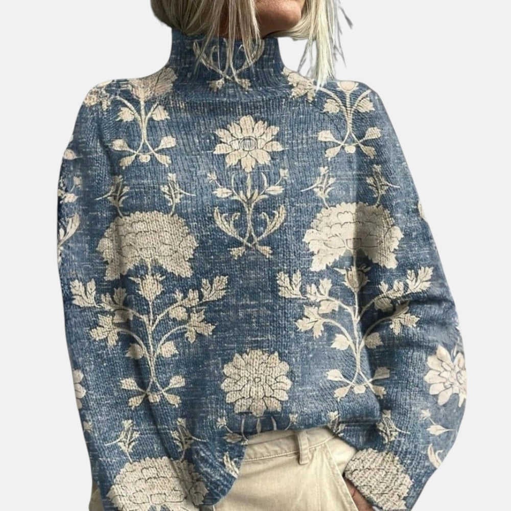 Aimelie | Eleganten pulover z ovratnikom
