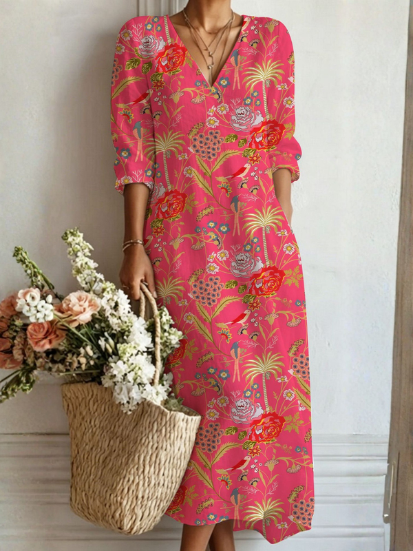 Ángela – Dolga boho obleka