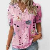 Emília - Blusa com decote em V