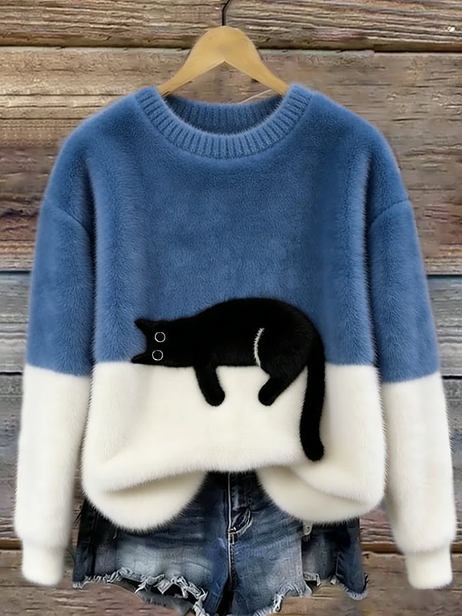 Laura | Camisola Oversize com Gato