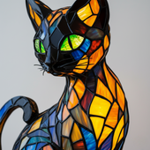 Felino Gracioso | Figura Luminosa de Gato