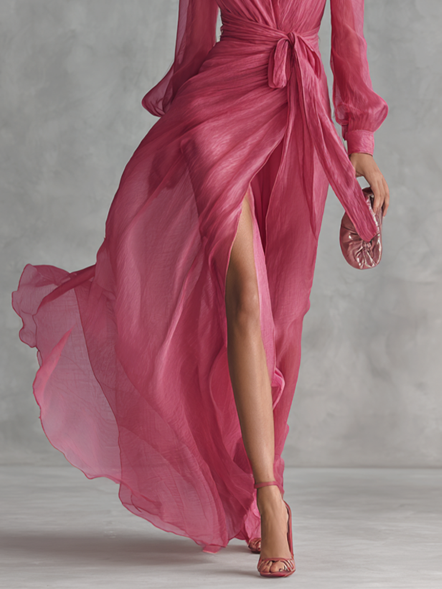 Leonor - Vestido longo elegante