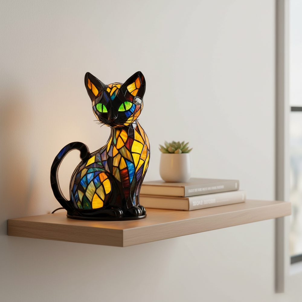 Felino Gracioso | Figura Luminosa de Gato
