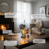 Orgulho Terrier | Figura Luminosa Decorativa