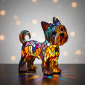 Rainha de Cristal | Figura Luminosa Decorativa
