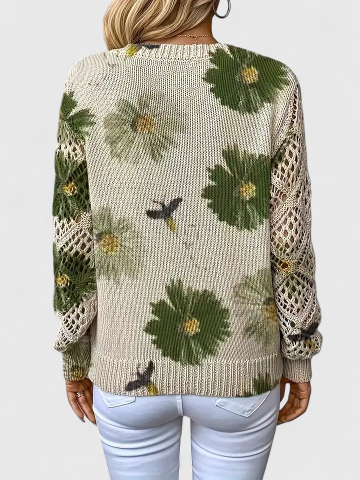Aurélie | Blusa de Manga Comprida Floral