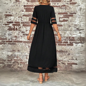 Aurora – Robe midi flatteuse