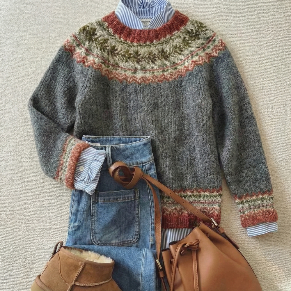Joyce | Vintage nordijski pulover