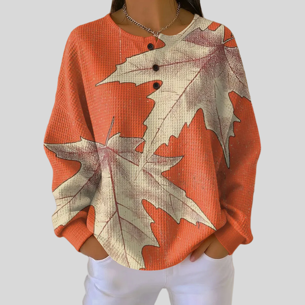 Beatriz | Sweatshirt com Folhas de Outono