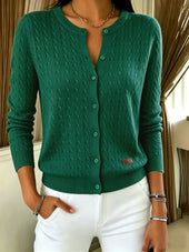 Tilde | Cardigan de Tranças com Botão