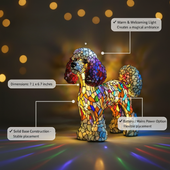 Chama de Cristal | Figura Luminosa Decorativa