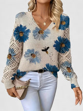 Aurélie | Blusa de Manga Comprida Floral
