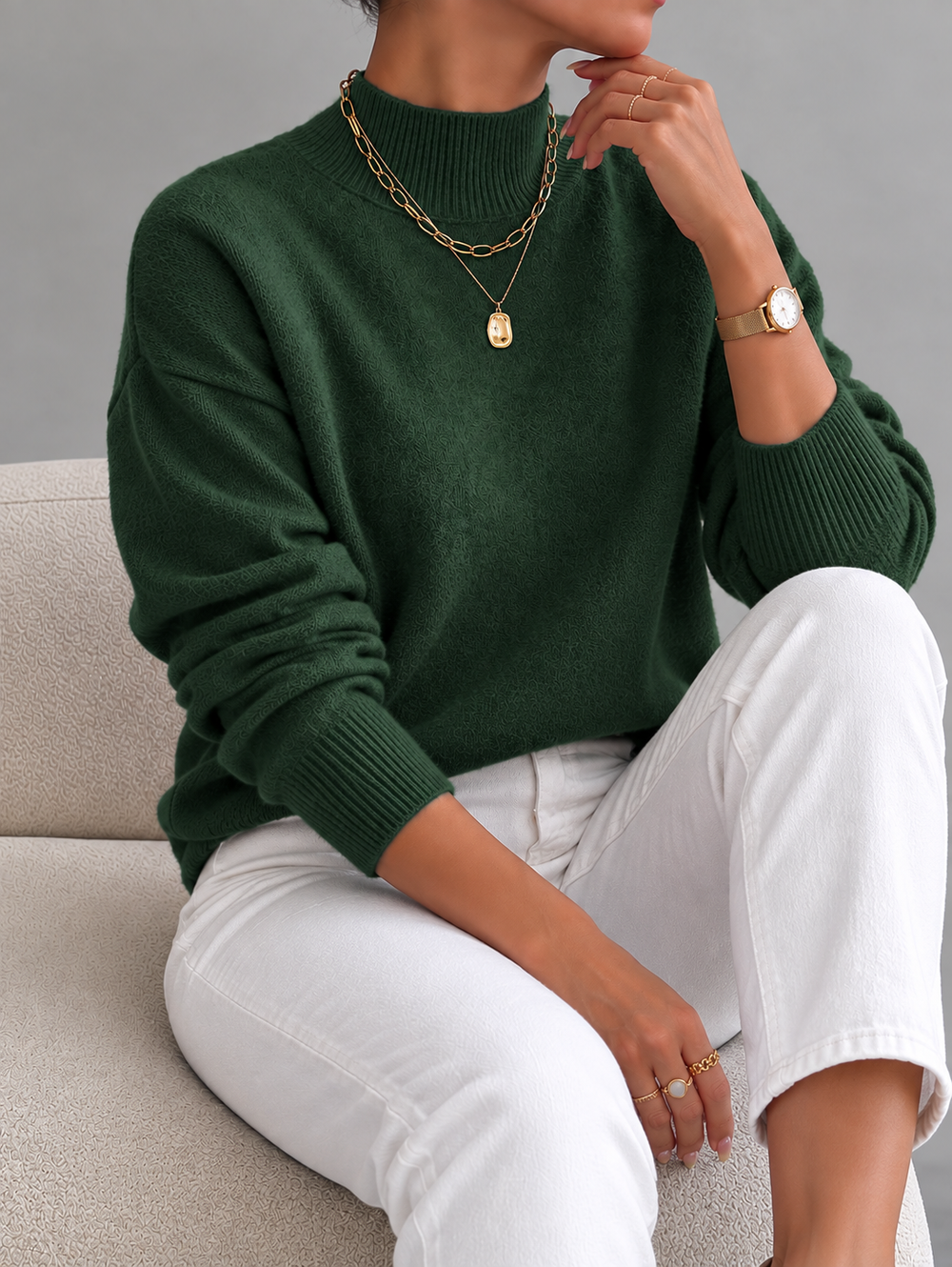 Sofia | Camisola de Gola Alta