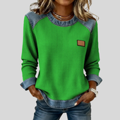 Margarida | Sweatshirt com Detalhes em Contraste