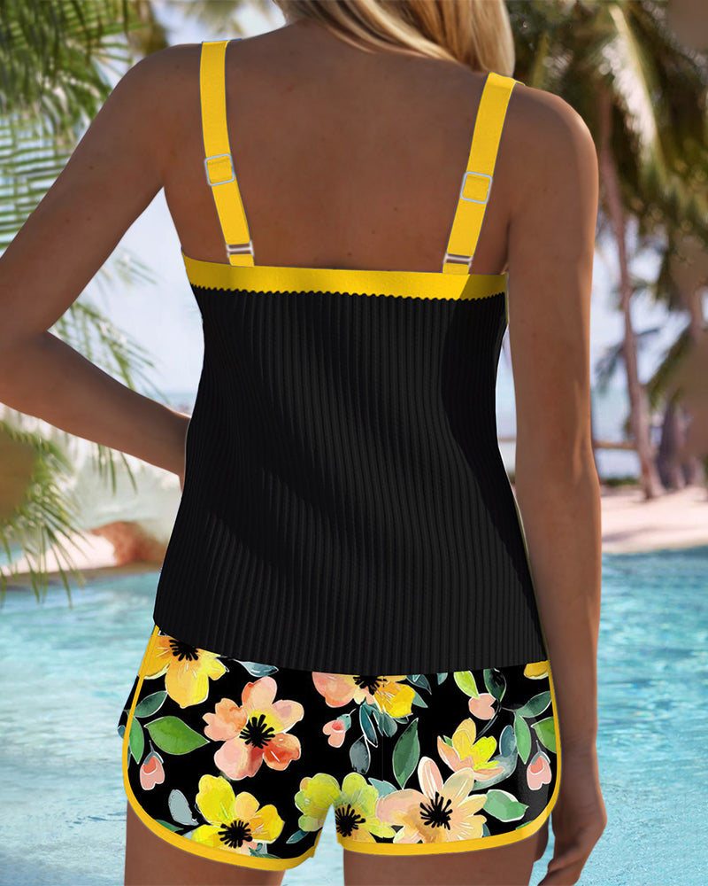 Elisa - Tankini de Duas Peças Elegante