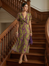 Clarisse | Vestido Midi Floral Descontraído