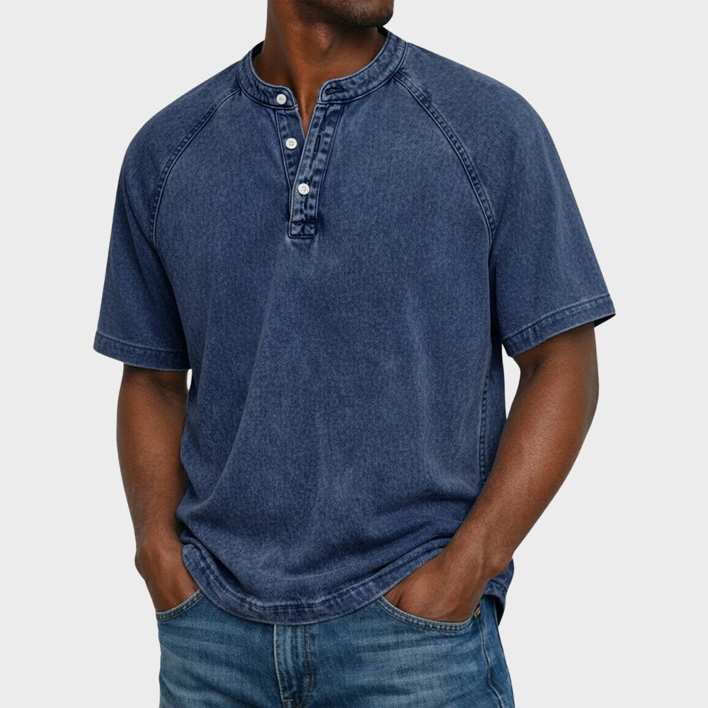 Pedro - T-shirt Vintage com Botões