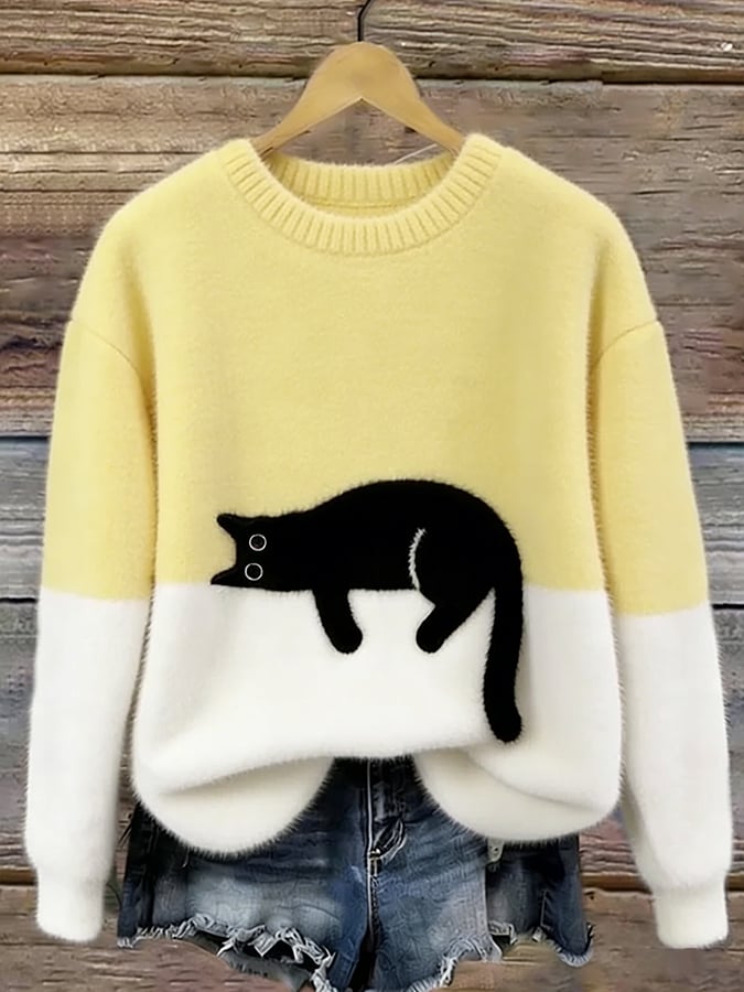 Laura | Camisola Oversize com Gato