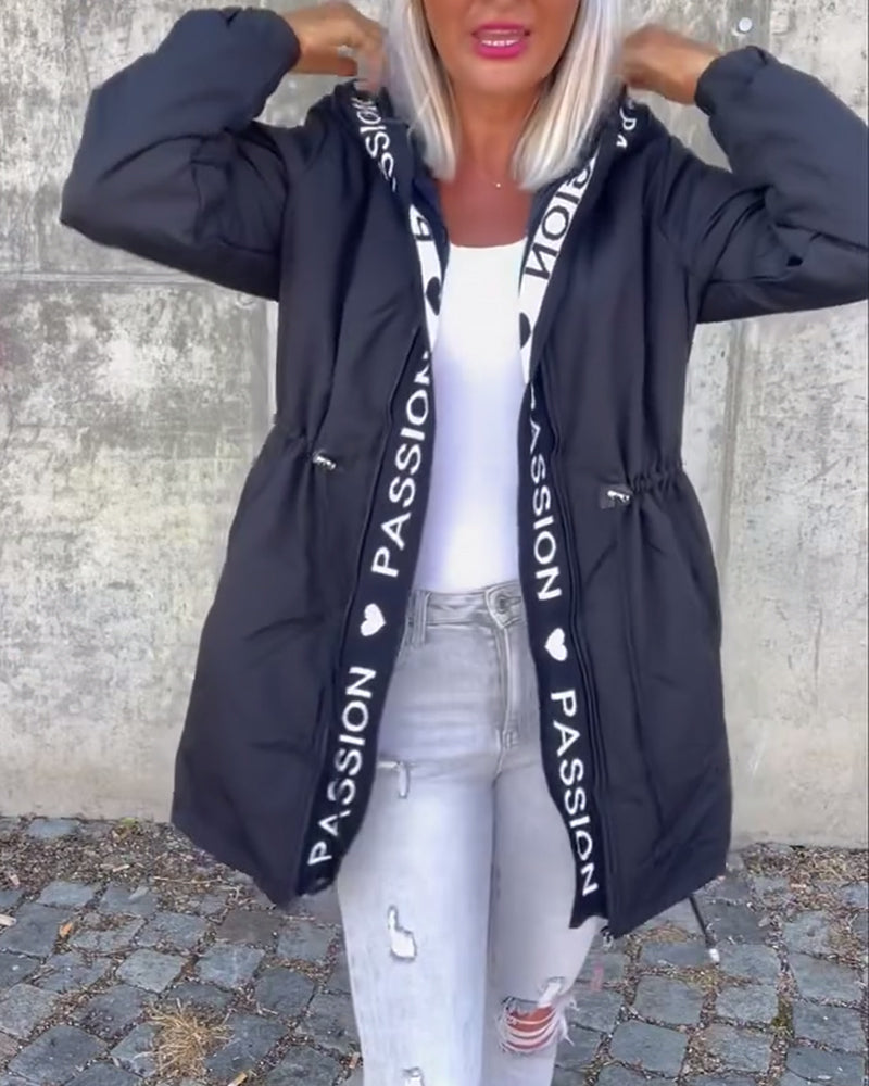 CELINE | Plašč s kapuco